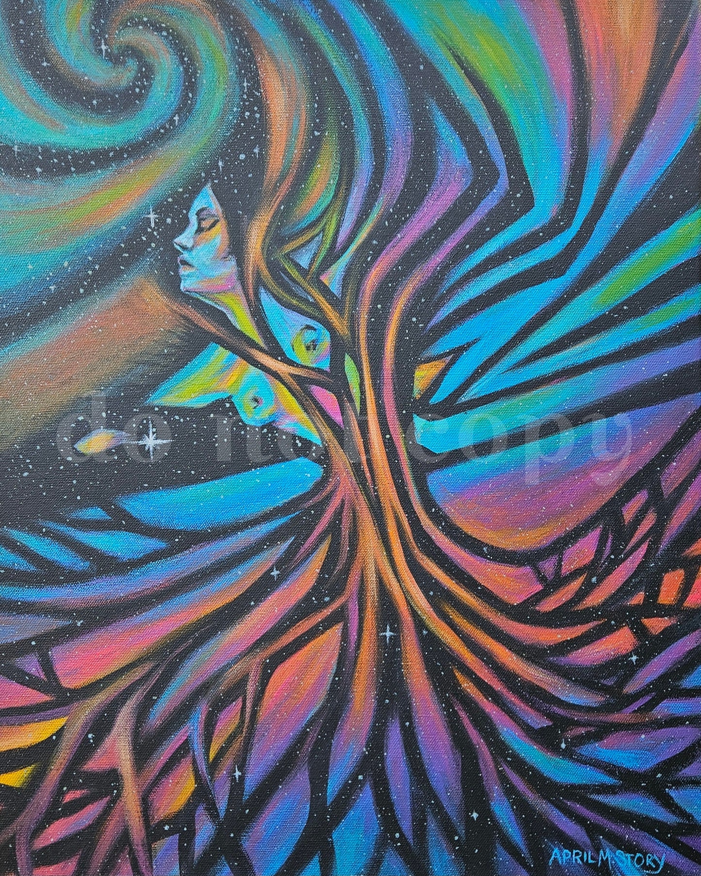 16x20 Original Painting "Between Earth and Sky"