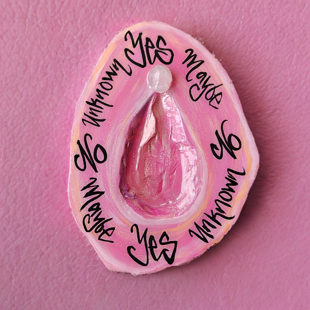 Pussy Pendulum Board: Rose Quartz