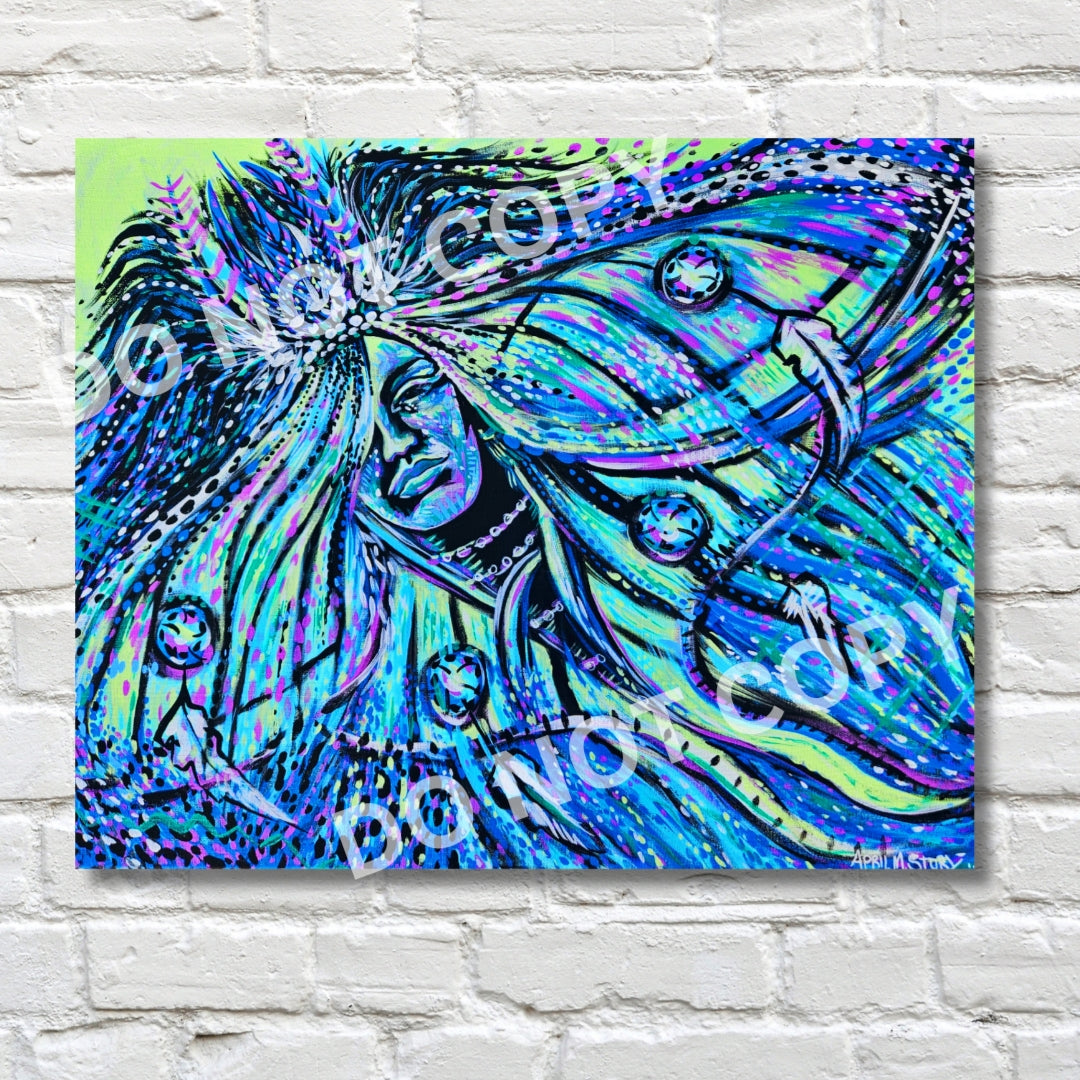 Luna Lady 8x10 Print