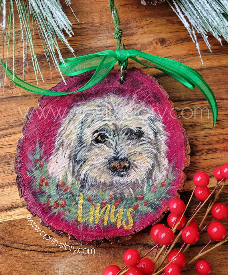 Pet Portrait Ornament