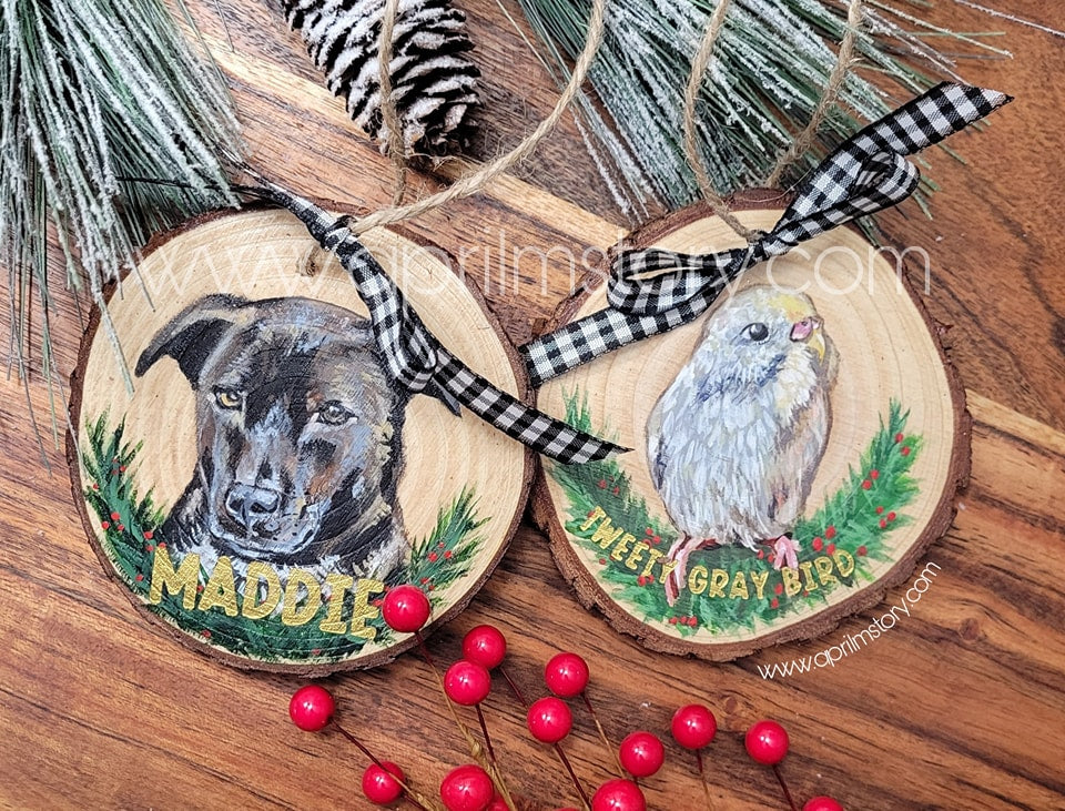 Pet Portrait Ornament