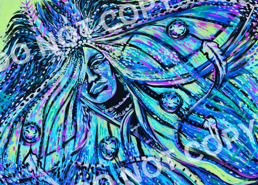 Luna Lady 8x10 Print