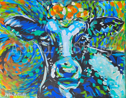 Dairy Cow 8x10 Print