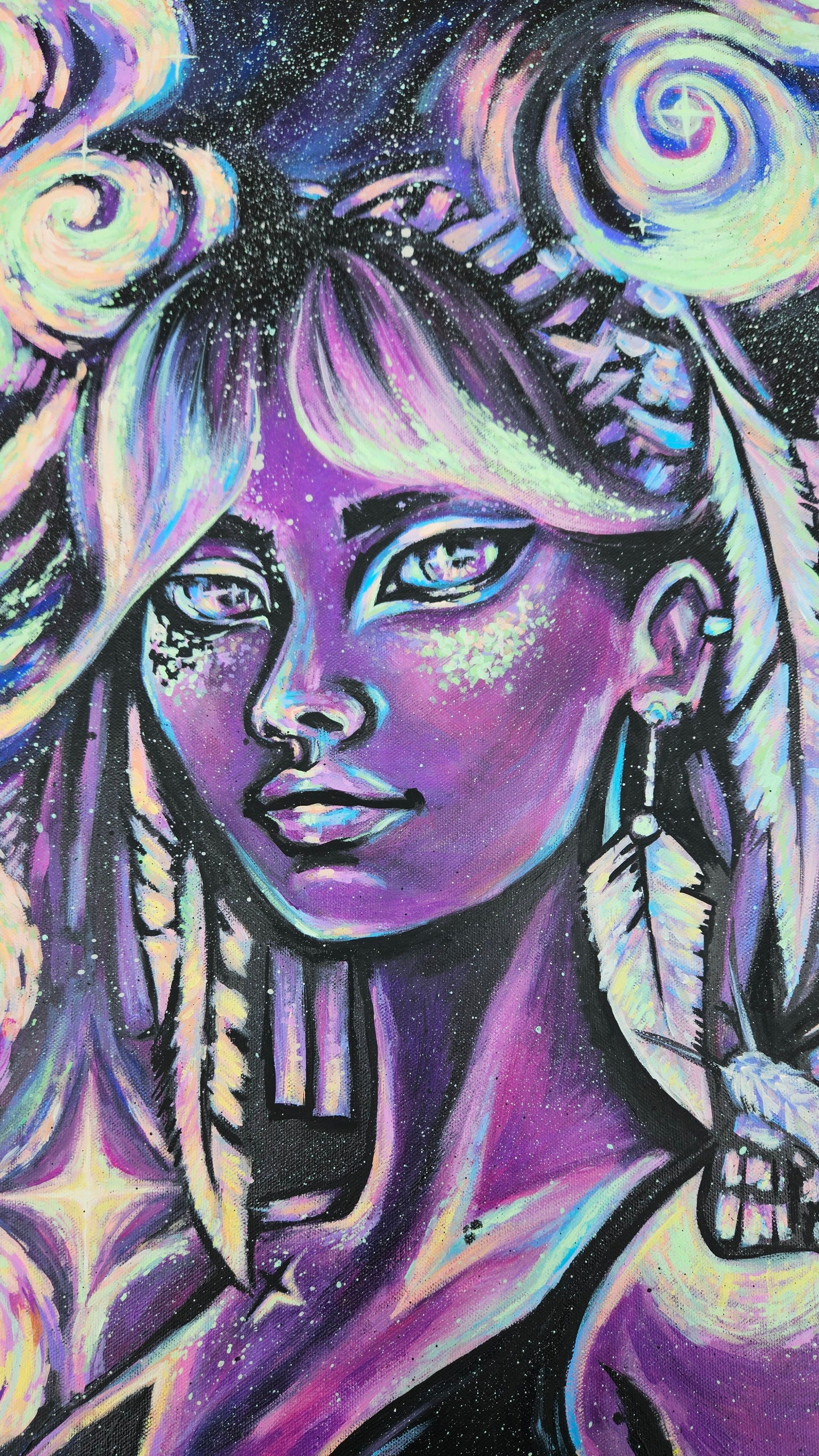 The Daydreamer | 24x24 acrylic on canvas