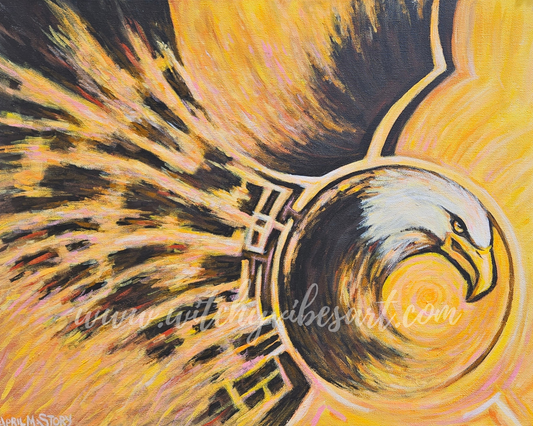 16x20 Eagle of the East