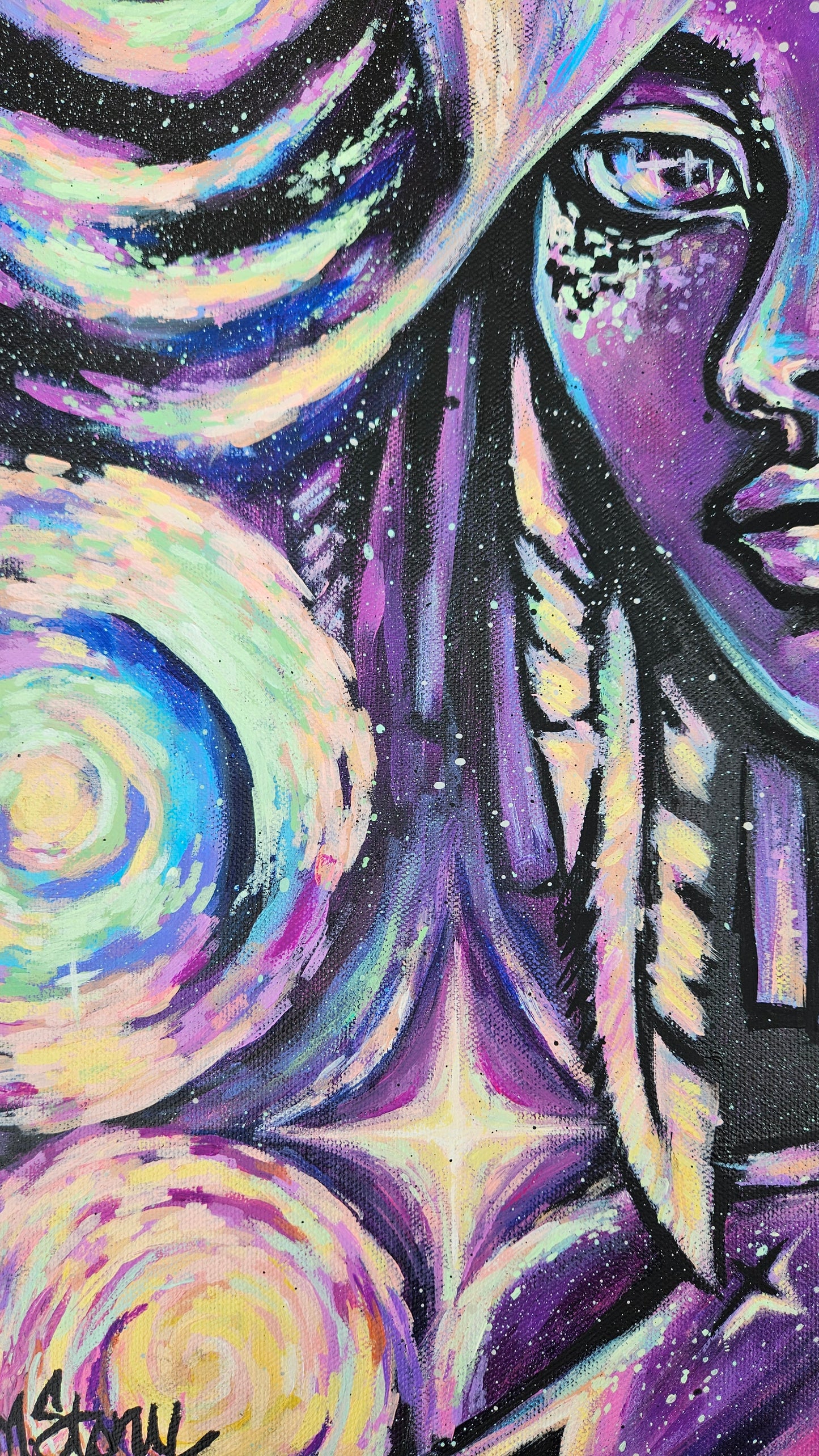 The Daydreamer | 24x24 acrylic on canvas