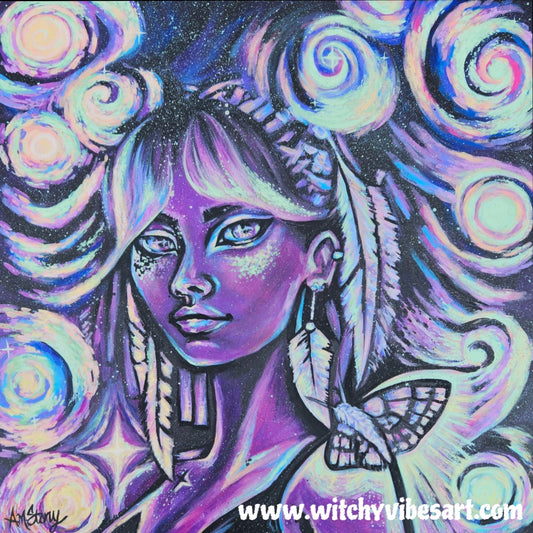 The Daydreamer | 24x24 acrylic on canvas