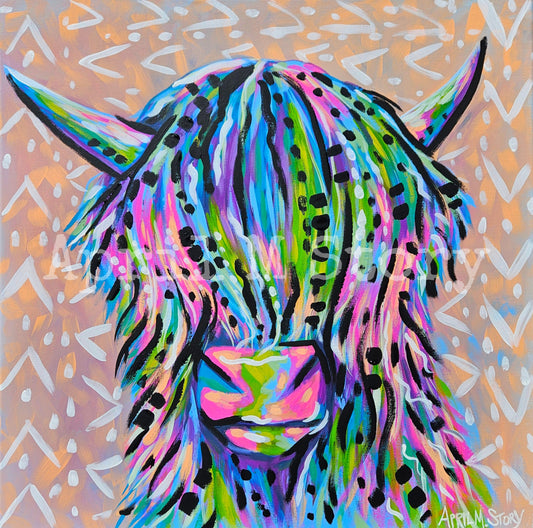 Party Cow 8x10 Print