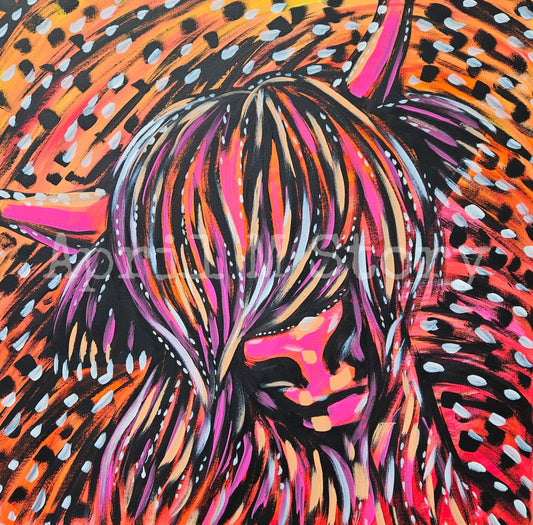 Curious Cow 8x10 Print